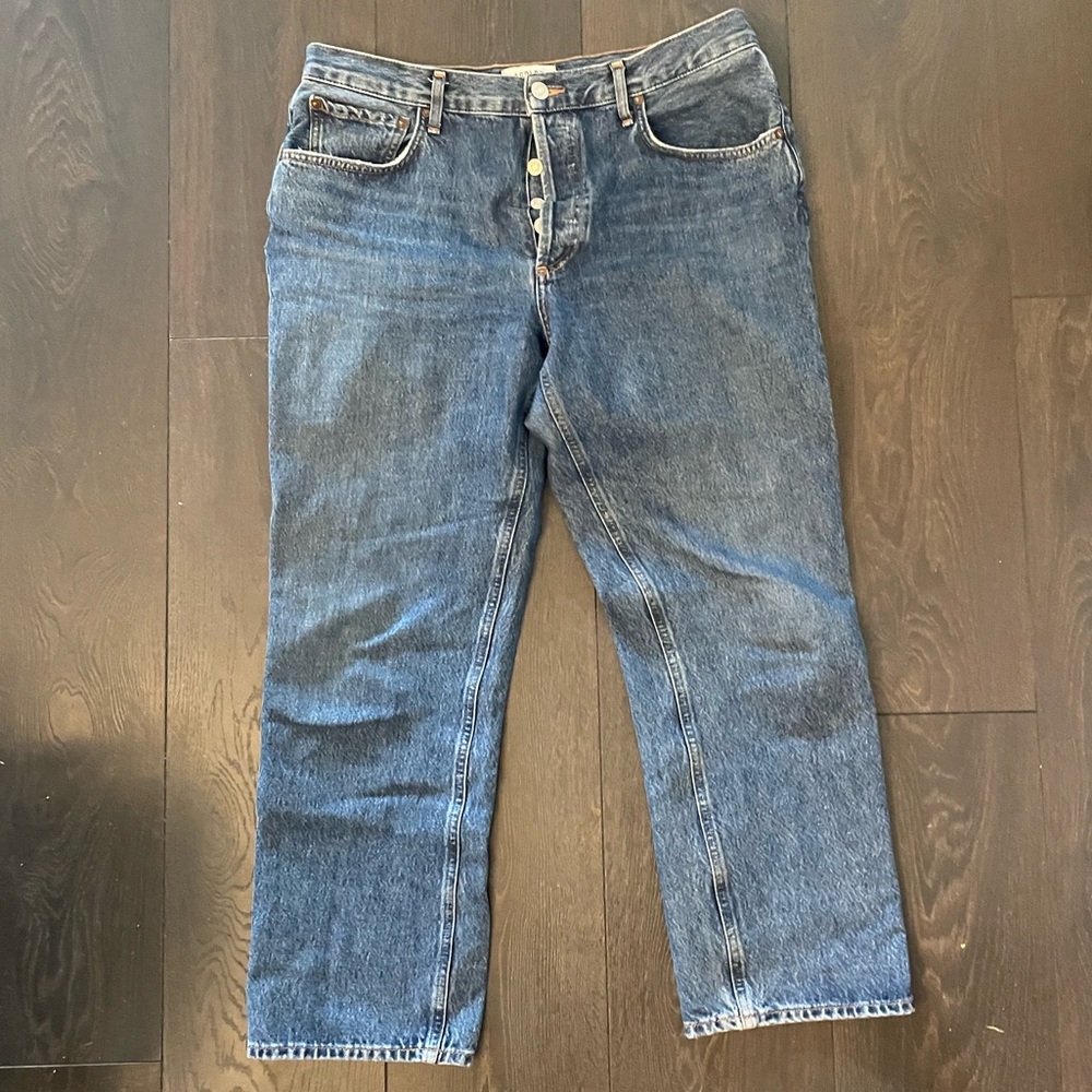 Agolde Ripley Jean Denim Air Blue Size 30